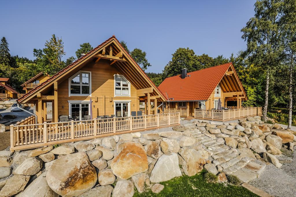 Bergwaldlodges Einklang & Blickfang 施尔奇 外观 照片